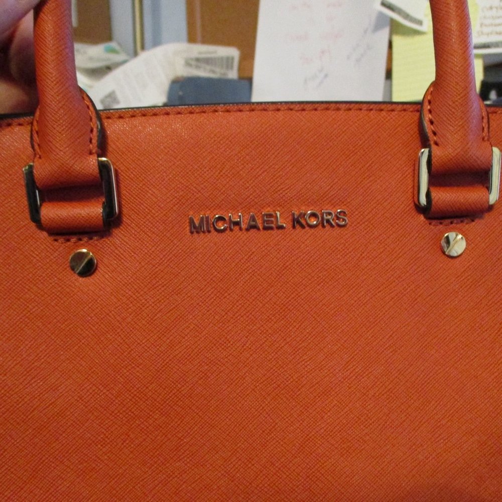 MICHAEL KORS SELMA LARGE Seinna SAFFIANO LEATHER S - Picture 5 of 8
